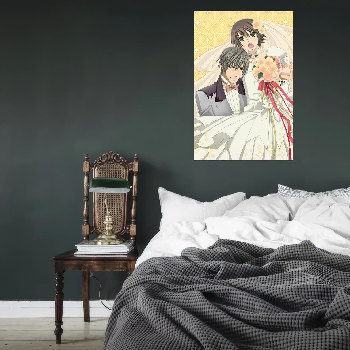 Junjou Romantica Misaki Takahashi Akihiko Usami Yaoi Boys Love Anime Poster Manga Art - xonomax