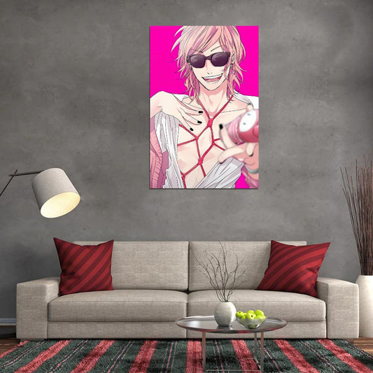 Yarichin Bitch Club Tv Series Anime Poster Yaoi Gay Boys Love Lgbtq+ Manga Style Manga Art - xonomax