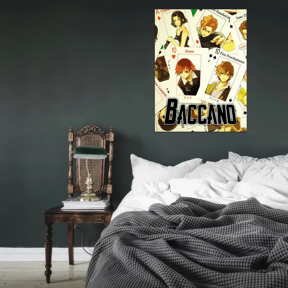Baccano! Tv Series Anime Poster Japanese Action Mystery Supernatural Manga Art - xonomax