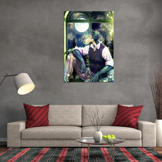 Beastars Tv Series Anime Poster Japanese Drama Psychological Supernatural Furry Anthro Manga Art - xonomax