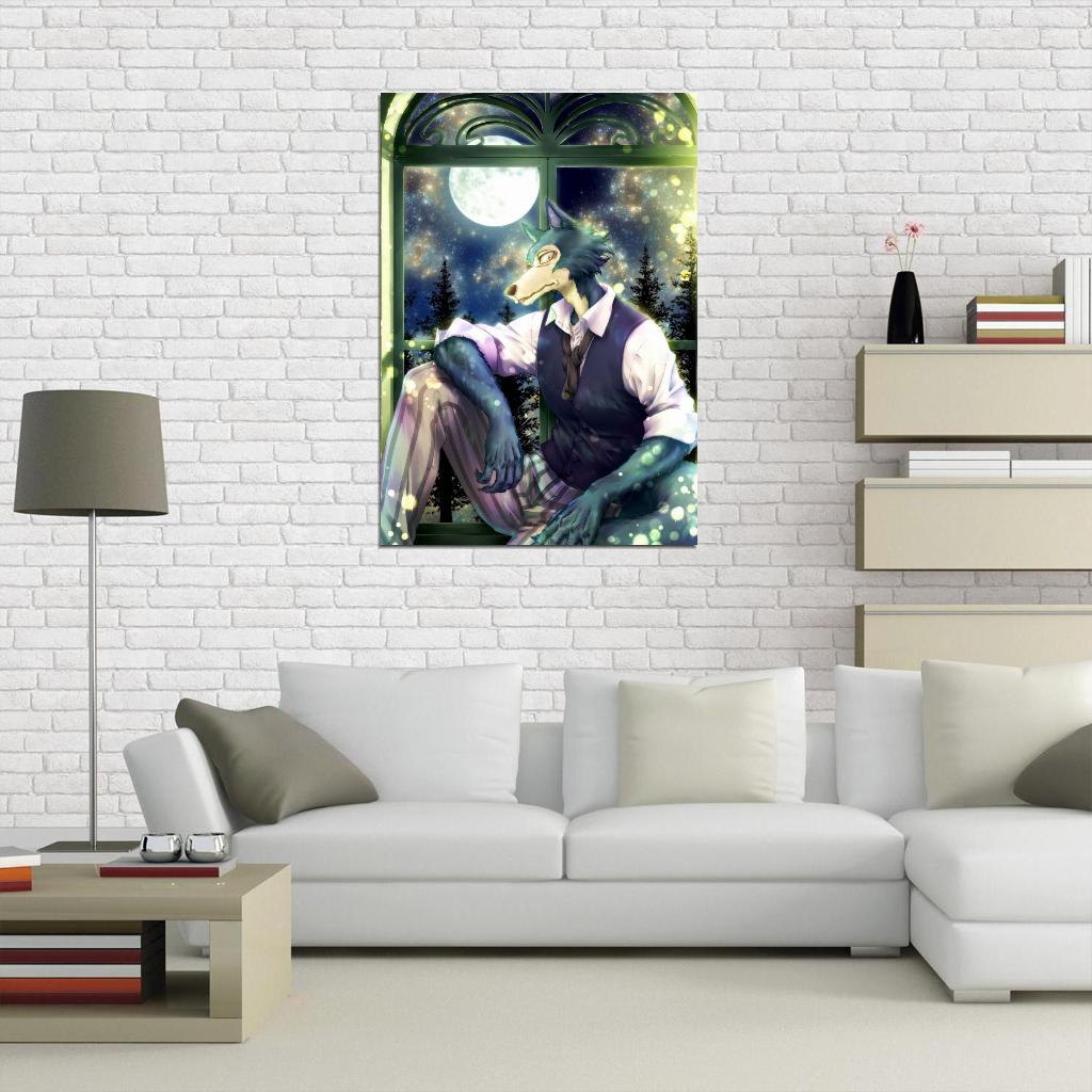 Beastars Tv Series Anime Poster Japanese Drama Psychological Supernatural Furry Anthro Manga Art