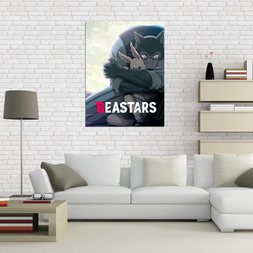 Beastars Tv Series Anime Poster Japanese Drama Psychological Supernatural Furry Anthro Manga Art - xonomax