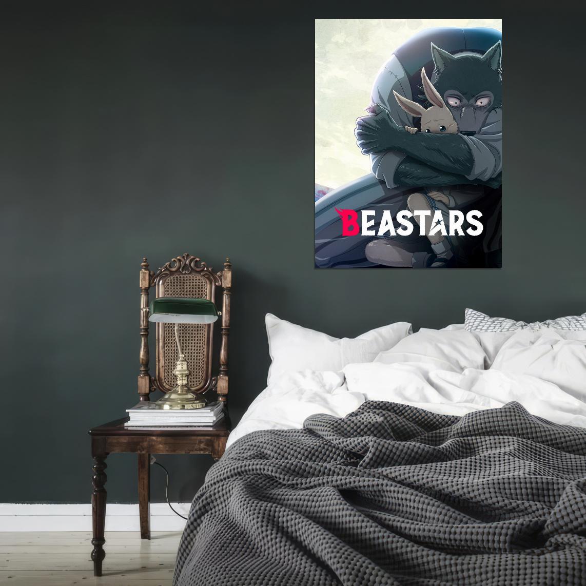 Beastars Tv Series Anime Poster Japanese Drama Psychological Supernatural Furry Anthro Manga Art - xonomax