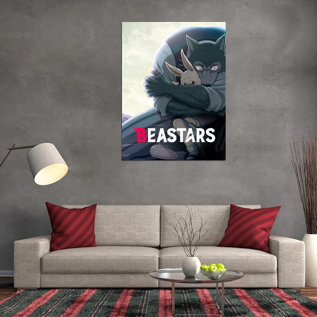Beastars Tv Series Anime Poster Japanese Drama Psychological Supernatural Furry Anthro Manga Art - xonomax