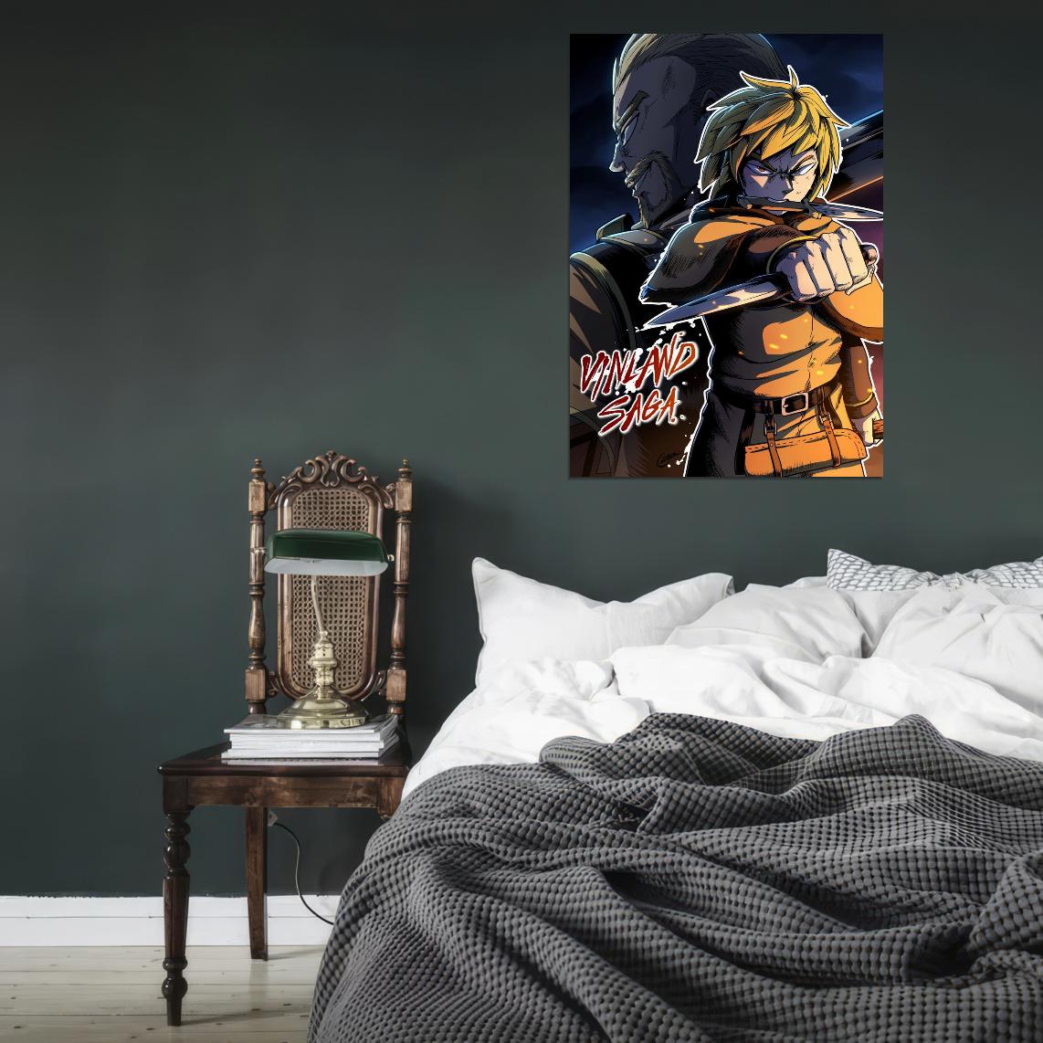 Vinland Saga Tv Series Anime Poster Japanese Historical Vikings Manga Art - xonomax