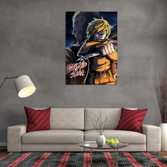 Vinland Saga Tv Series Anime Poster Japanese Historical Vikings Manga Art - xonomax