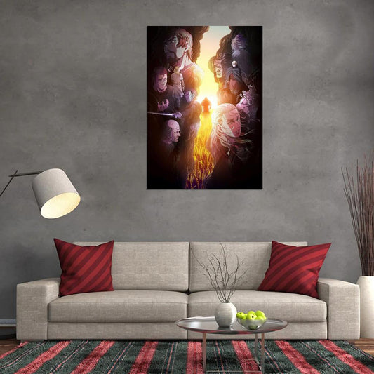 Vinland Saga Tv Series Anime Poster Japanese Historical Vikings Manga Art - xonomax