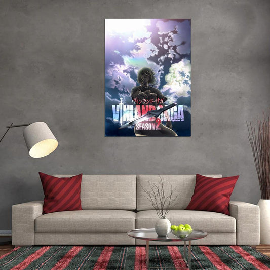 Vinland Saga Tv Series Season 2 Anime Poster Japanese Historical Vikings Manga Art - xonomax