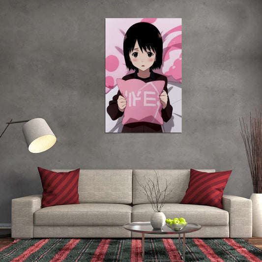 Welcome To The Nhk Tv Series Anime Poster Misaki Nakahara Cutecore Room Decor Kawaii Aesthetic Manga Art - xonomax