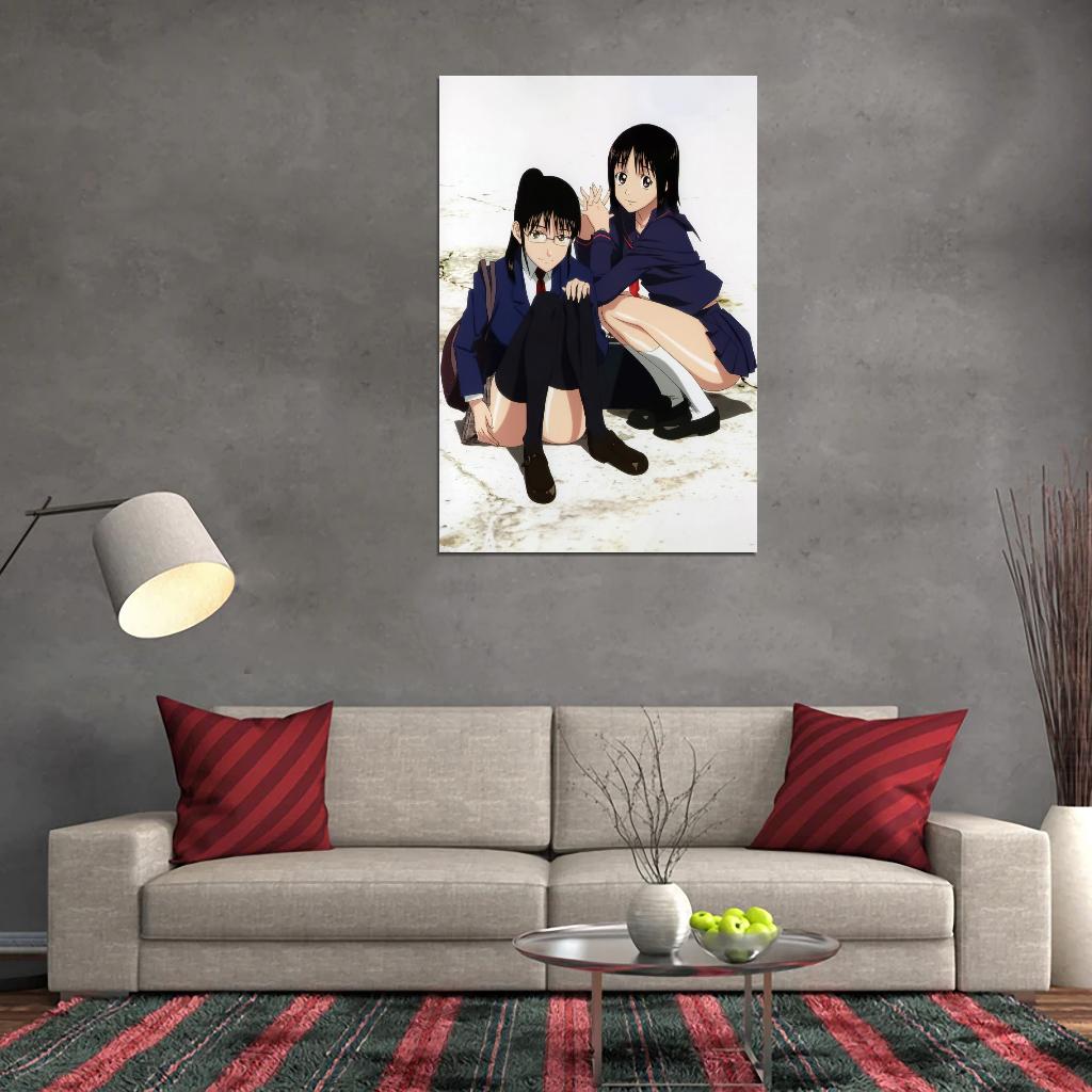 Welcome To The Nhk Tv Series Anime Poster Misaki Nakahara Manga Art - xonomax