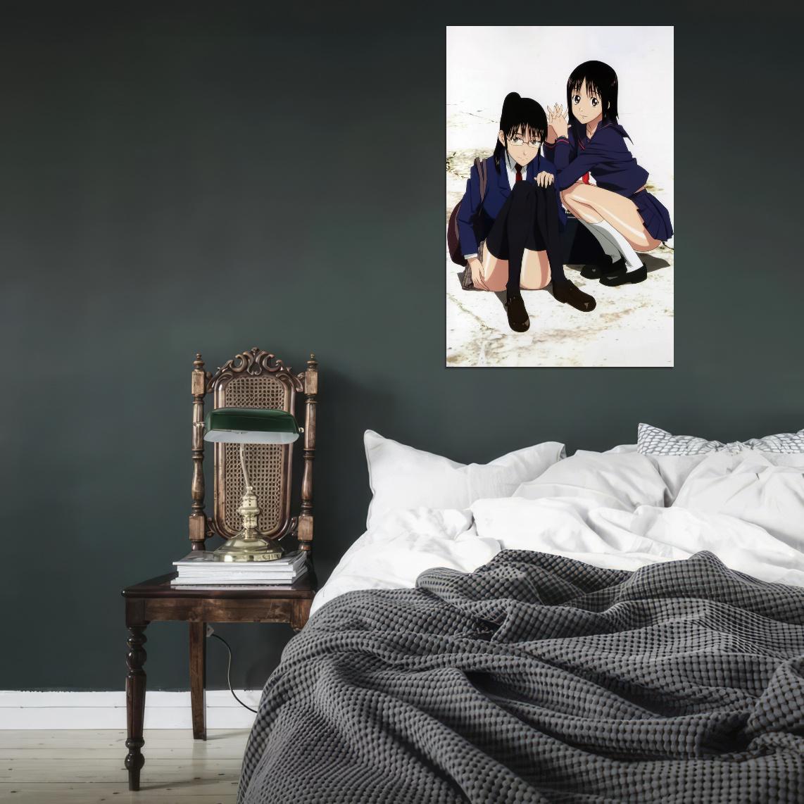 Welcome To The Nhk Tv Series Anime Poster Misaki Nakahara Manga Art - xonomax