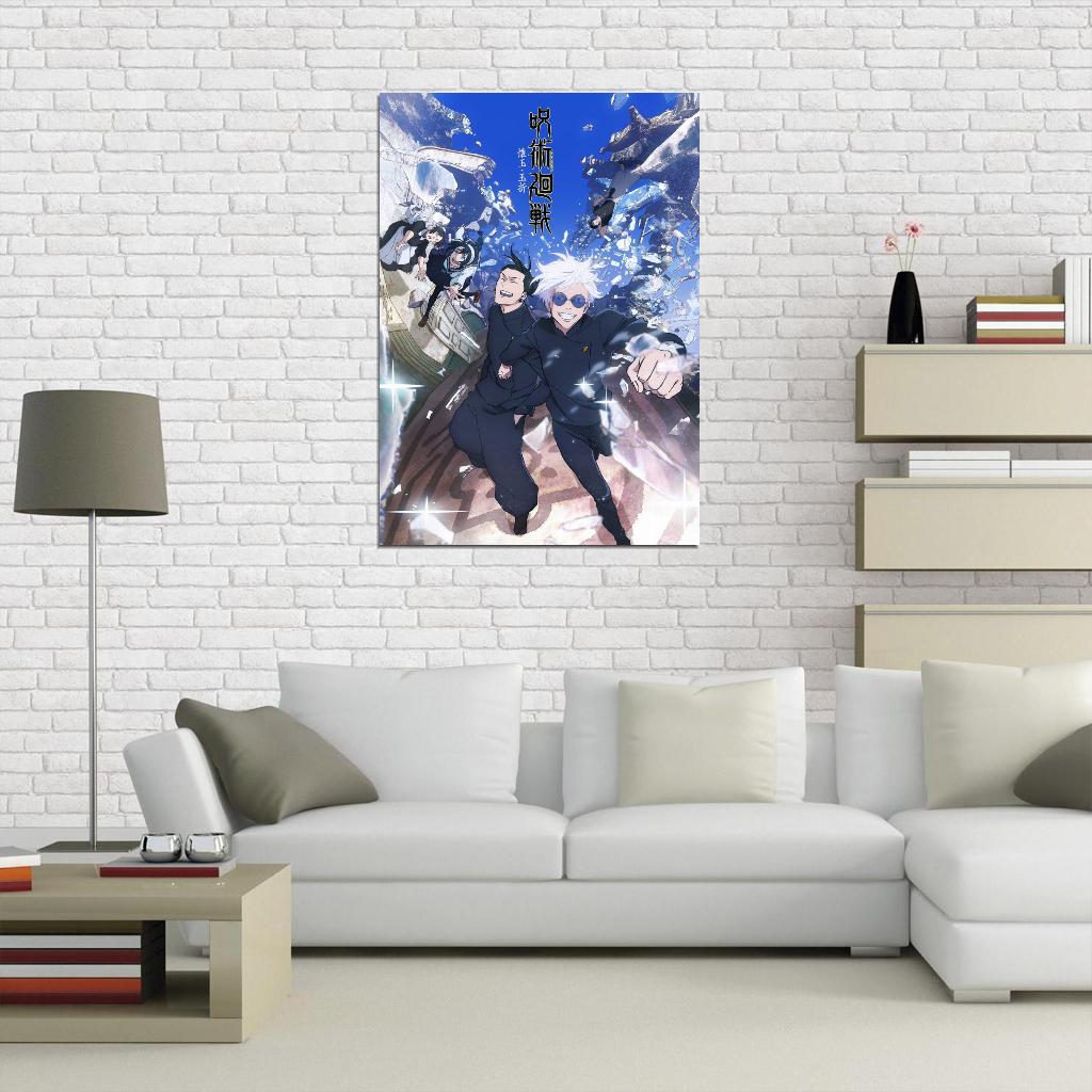 Jujutsu Kaisen Tv Series Anime Poster Japanese Action Supernatural School Manga Art