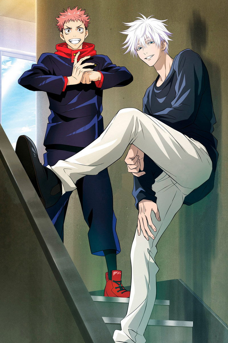 Jujutsu Kaisen Tv Series Anime Poster Japanese Action Supernatural School Manga Art