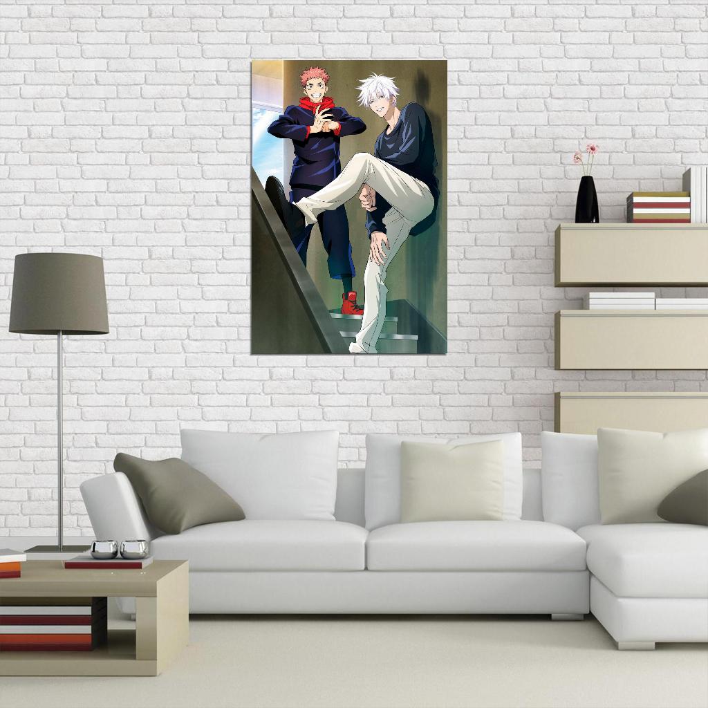 Jujutsu Kaisen Tv Series Anime Poster Japanese Action Supernatural School Manga Art