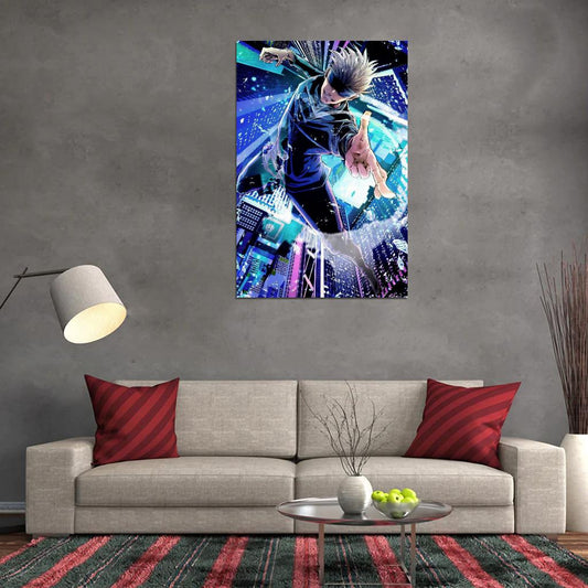 Jujutsu Kaisen Tv Series Anime Poster Japanese Action Supernatural School Manga Art - xonomax