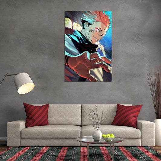 Jujutsu Kaisen Tv Series Anime Poster Japanese Action Supernatural School Manga Art - xonomax