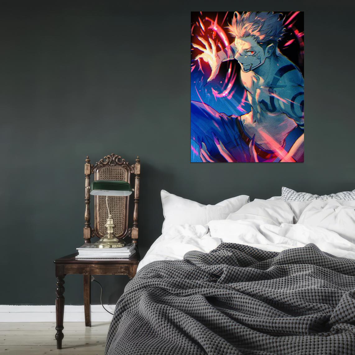 Jujutsu Kaisen Tv Series Anime Poster Japanese Action Supernatural School Manga Art - xonomax