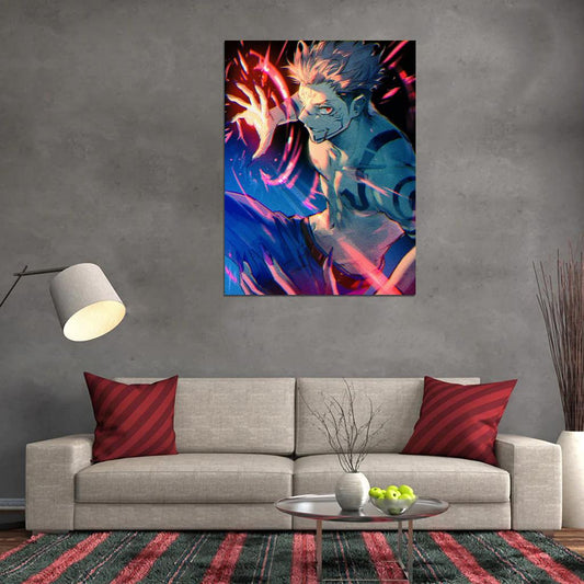 Jujutsu Kaisen Tv Series Anime Poster Japanese Action Supernatural School Manga Art - xonomax