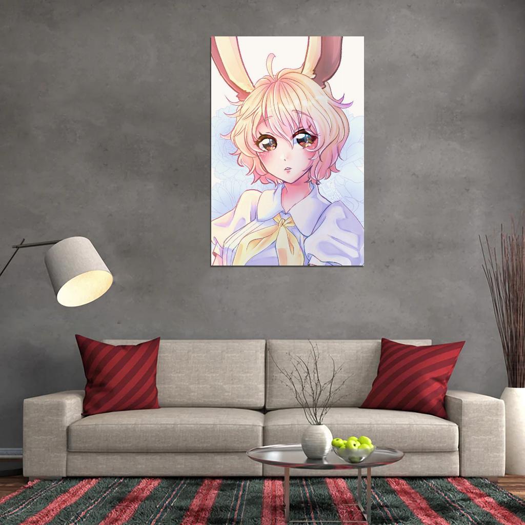 Beastars Haru Anime Poster Japanese Drama Psychological Supernatural Furry Anthro Cute Bunny Manga Art