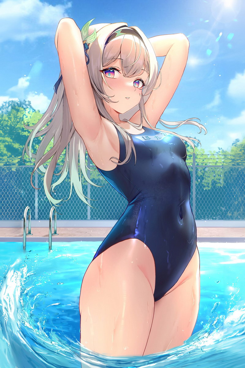 Firefly Honkai Star Rail Video Game Anime Poster Japanese Silver Hair Cute Swimsuit Sexy Manga Art - xonomax
