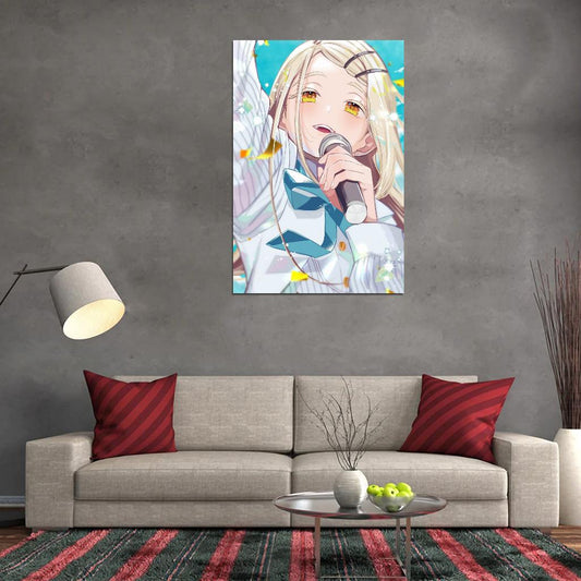 Shinosawa Hiro Gakuen Idolm@ster Video Game Anime Poster Japanese School Girl Cute Idol Singing Manga Art - xonomax