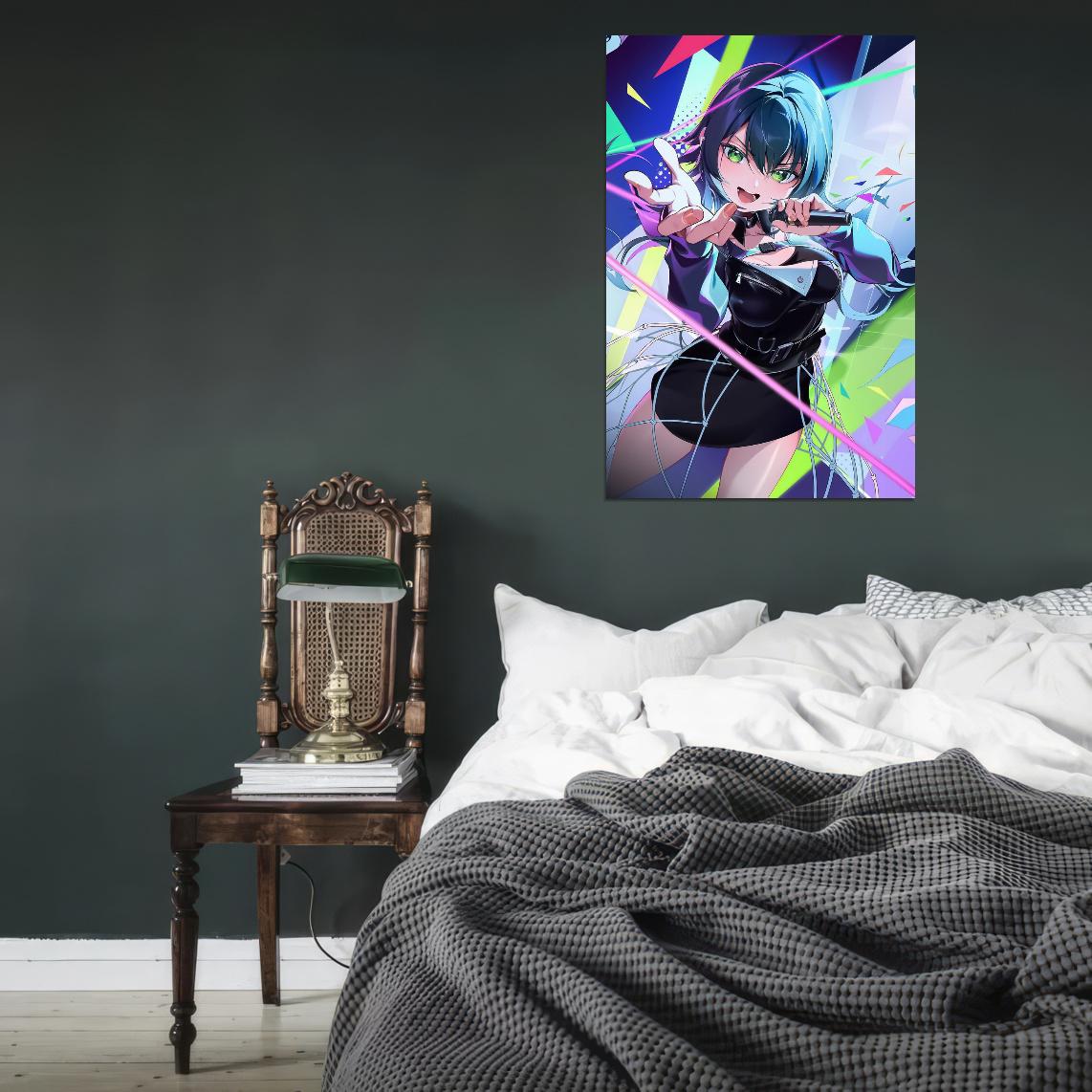 Tsukimura Temari Gakuen Idolm@ster Anime Poster Japanese School Idol Music Manga Art - xonomax