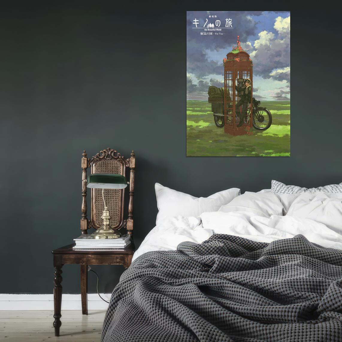 Kino's Journey Tv Series Anime Poster Japanese Adventure Psychological Drama Steampunk Manga Art - xonomax
