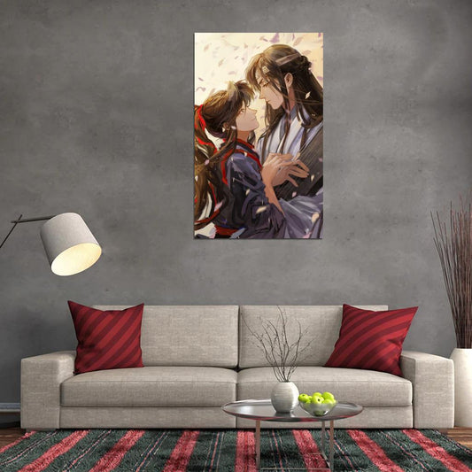 Mo Dao Zu Shi Grandmaster Of Demonic Cultivation Wei Wuxian Lan Wangji Fantasy Boys Love Anime Poster Manga Art - xonomax