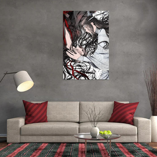 Mo Dao Zu Shi Grandmaster Of Demonic Cultivation Wei Wuxian Lan Wangji Fantasy Boys Love Anime Poster Manga Art - xonomax