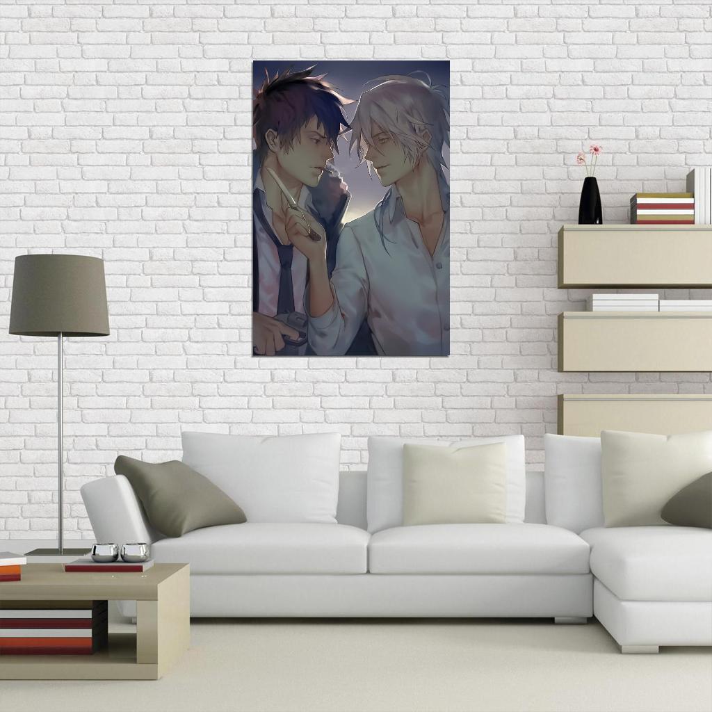 Psycho-pass Kougami Shin'ya Shougo Makishima Sci-fi Cyberpunk Anime Poster Manga Art - xonomax