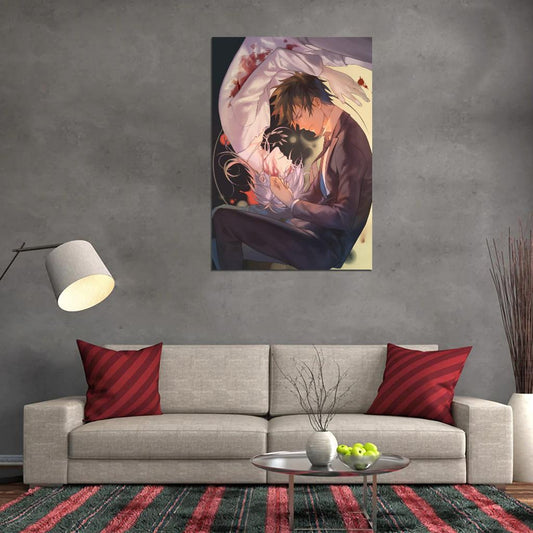 Psycho-pass Kougami Shin'ya Shougo Makishima Sci-fi Cyberpunk Anime Poster Manga Art - xonomax