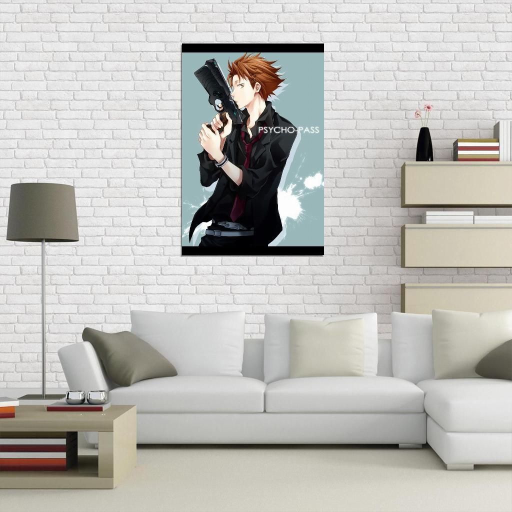 Psycho-pass Shuusei Kagari Sci-fi Cyberpunk Anime Poster Manga Art