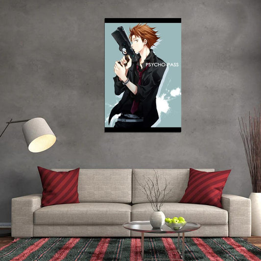 Psycho-pass Shuusei Kagari Sci-fi Cyberpunk Anime Poster Manga Art - xonomax