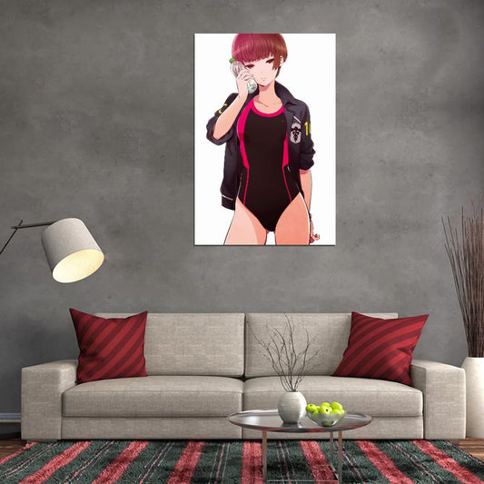 Psycho-pass Tsunemori Akane Sci-fi Cyberpunk Anime Poster Manga Art - xonomax