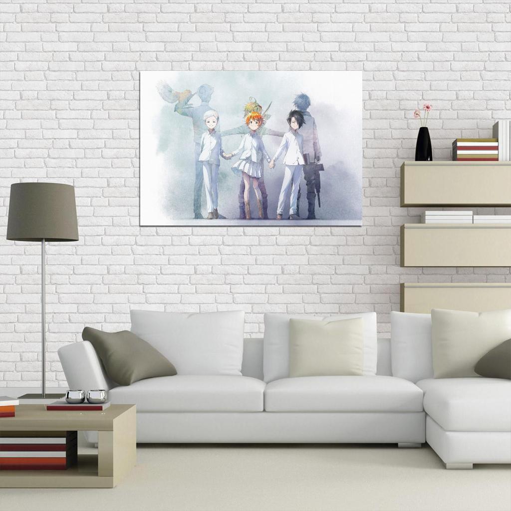 The Promised Neverland Tv Series Anime Poster Japanese Mystery Thriller Adventure Manga Art - xonomax