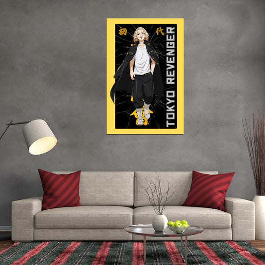 Tokyo Revengers Tv Series Anime Poster Japanese Manga Style Gangs Manga Art - xonomax