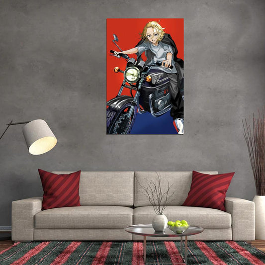 Tokyo Revengers Tv Series Anime Poster Japanese Manga Style Gangs Manga Art - xonomax