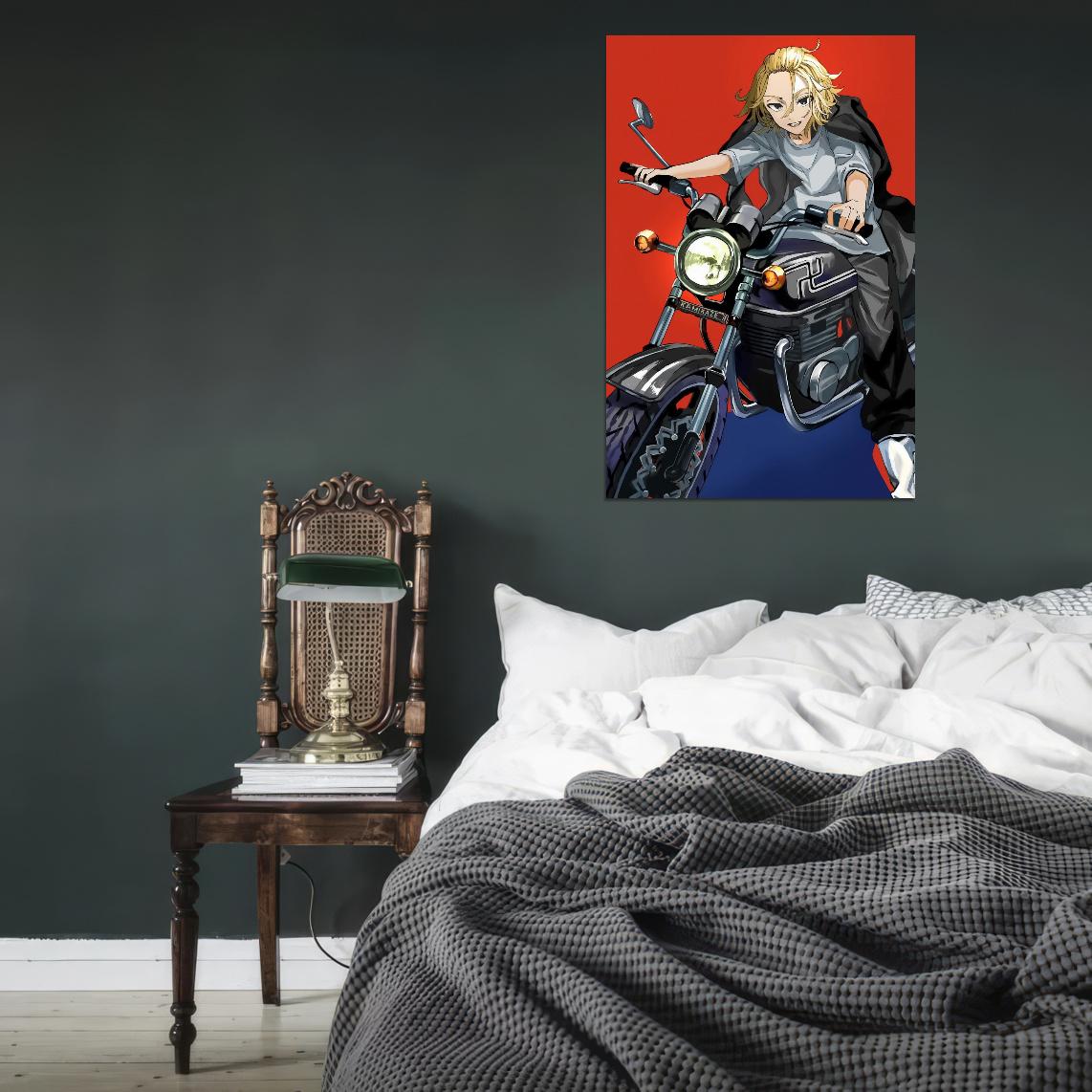 Tokyo Revengers Tv Series Anime Poster Japanese Manga Style Gangs Manga Art - xonomax