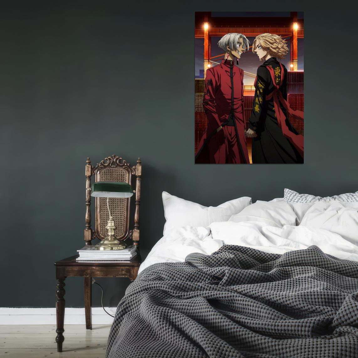 Tokyo Revengers Tv Series Anime Poster Japanese Manga Style Gangs Manga Art - xonomax