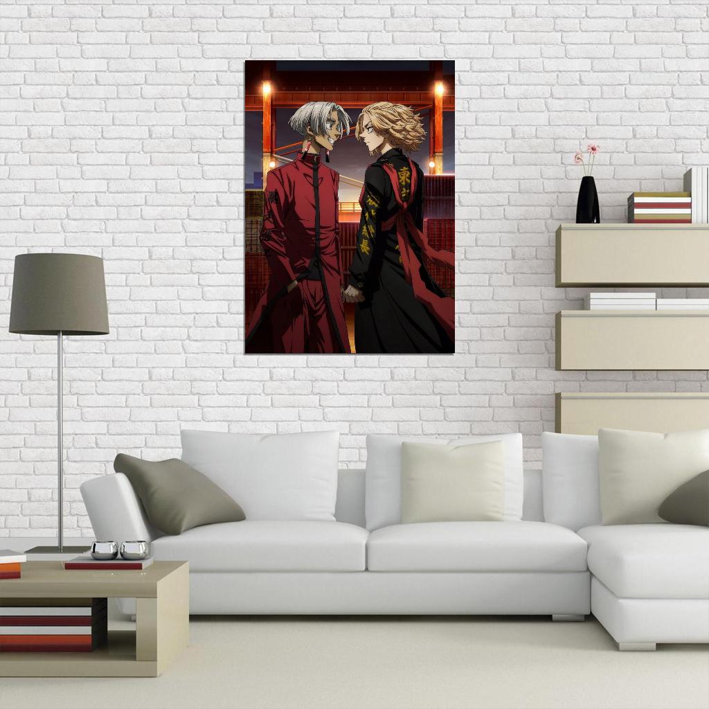 Tokyo Revengers Tv Series Anime Poster Japanese Manga Style Gangs Manga Art
