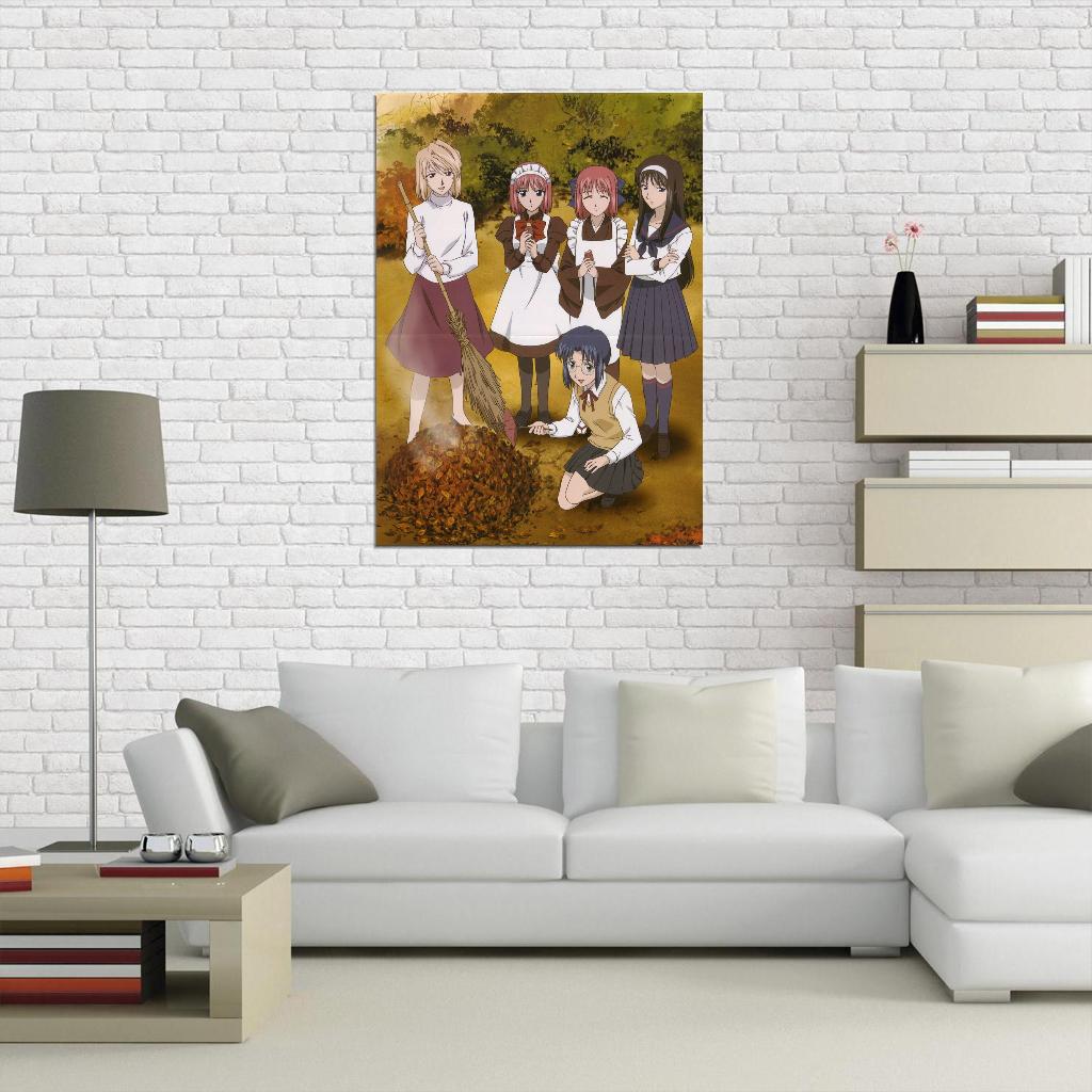 Tsukihime Lunar Legend Anime Poster Japanese Supernatural Fantasy Romance Manga Art - xonomax