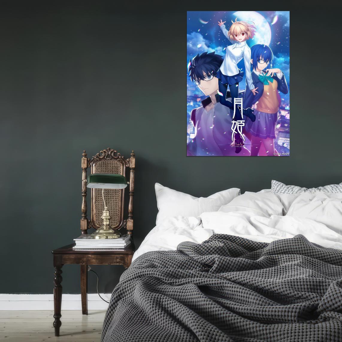 Tsukihime Lunar Legend Anime Poster Japanese Supernatural Fantasy Romance Manga Art - xonomax