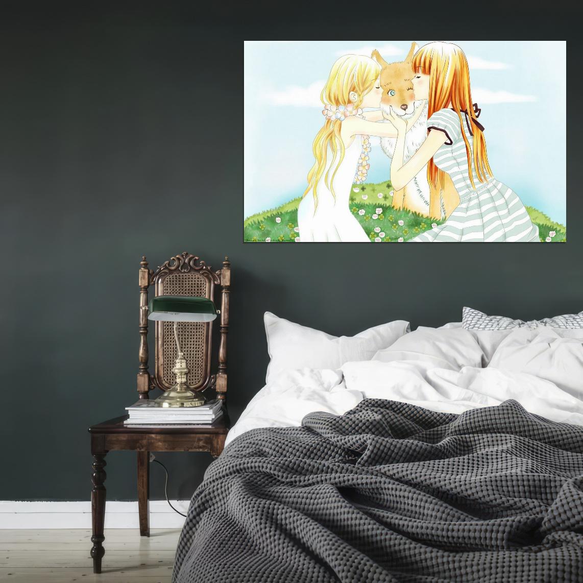 Honey And Clover Tv Series Anime Poster Japanese Cutecore Room Decor Kawaii Aesthetic Manga Art - xonomax