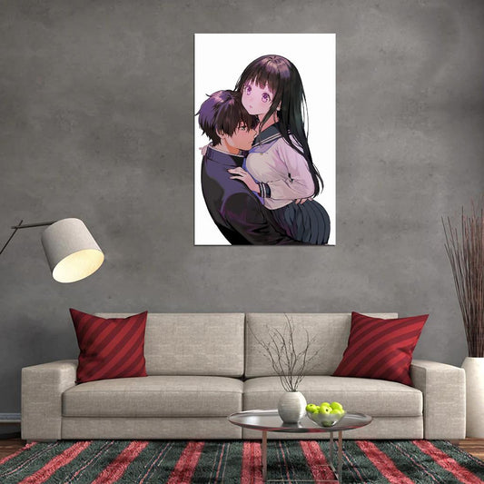 Hyouka Tv Series Anime Poster Japanese Mystery School Slice Of Life Romance Manga Art - xonomax