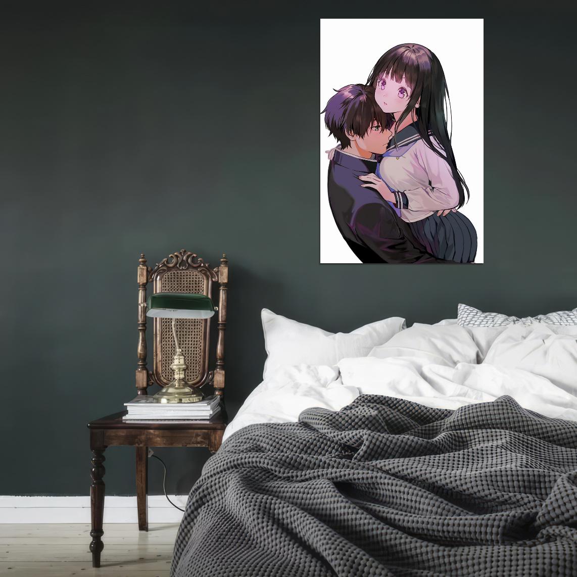 Hyouka Tv Series Anime Poster Japanese Mystery School Slice Of Life Romance Manga Art - xonomax