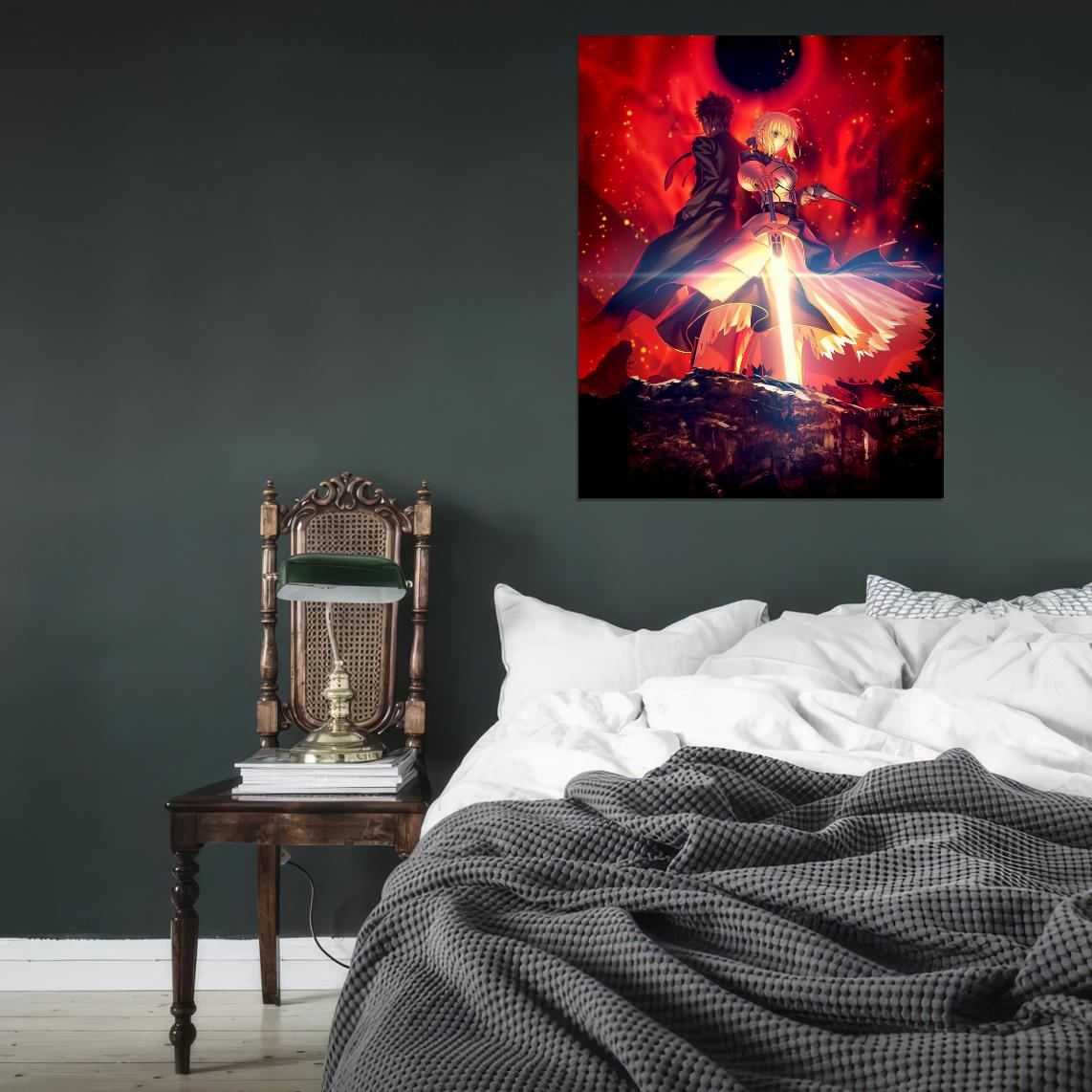 Fate Zero Tv Series Supernatural Anime Poster - xonomax
