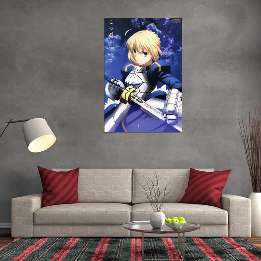 Fate Zero Tv Series Fantasy Anime Poster - xonomax