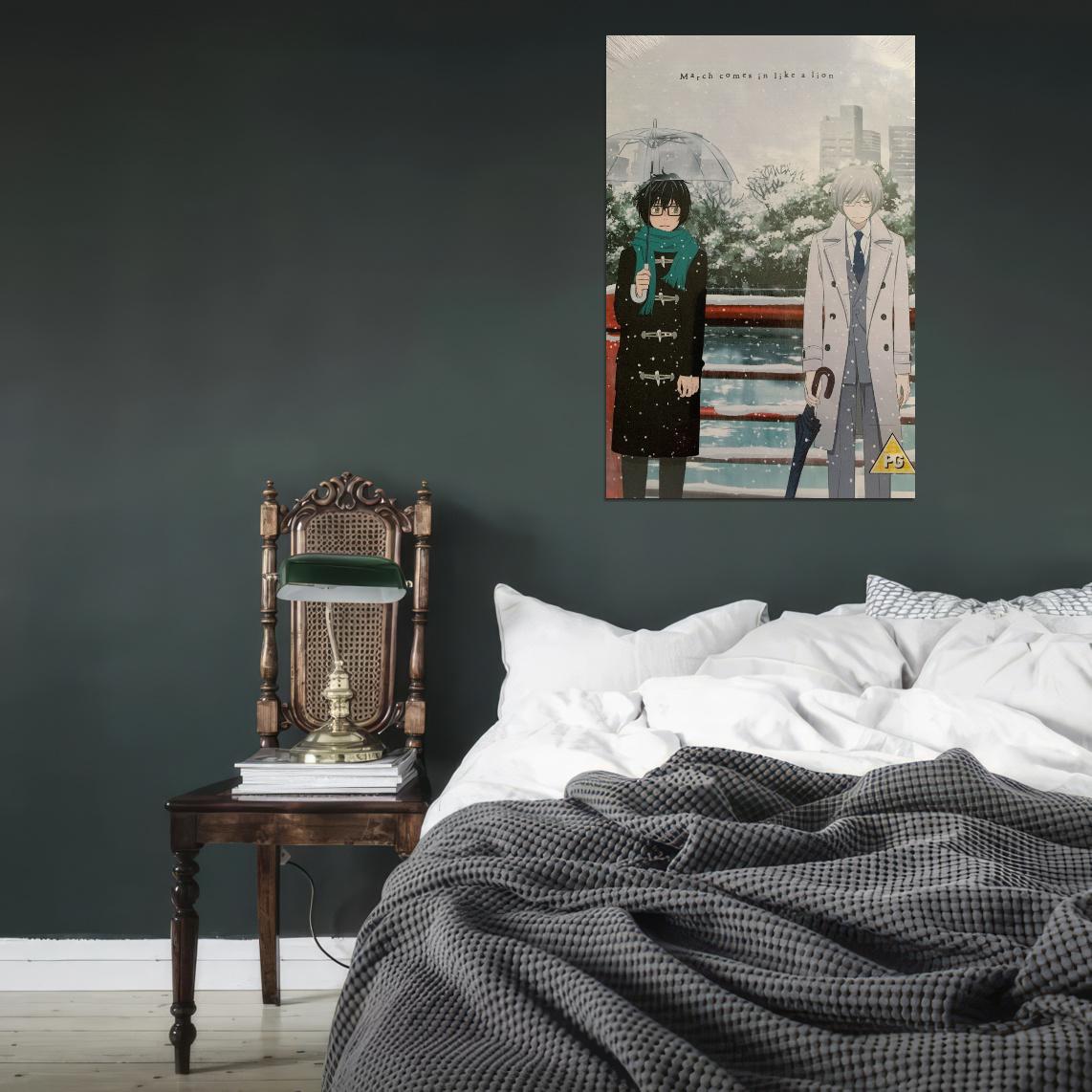 March Comes In Like A Lion Japanese Drama Anime Poster - xonomax