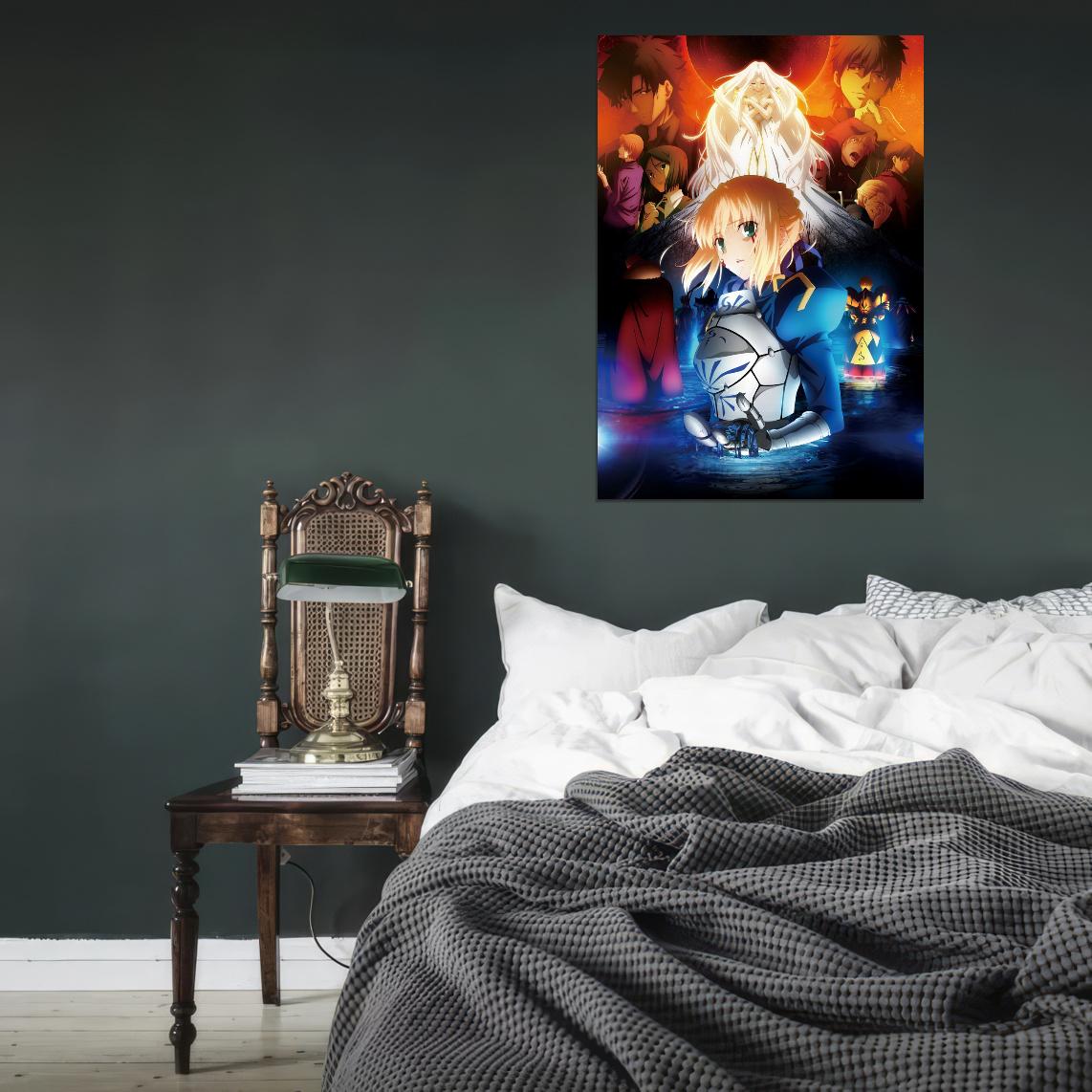 Fate Zero Tv Series Action Fantasy Anime Poster - xonomax