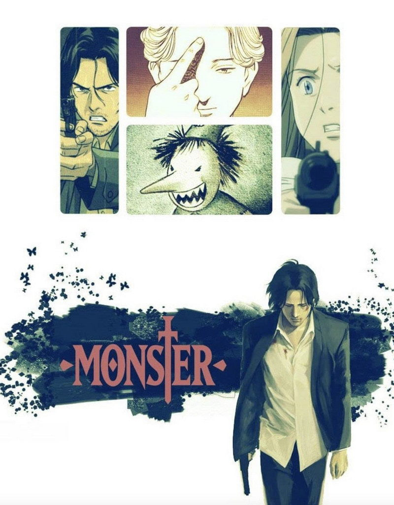 monsters anime Monster Tv Series Psychological Japanese Anime Poster